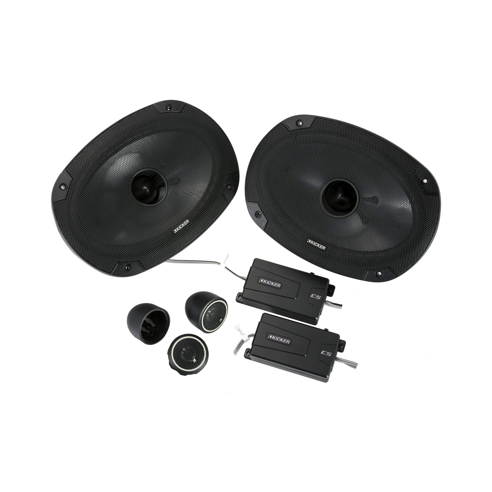 KICKER 46CSS694 CS-Series CSS69 6x9-Inch (160x230mm) Component System with .75-inch tweeters, 4-Ohm (Pair)