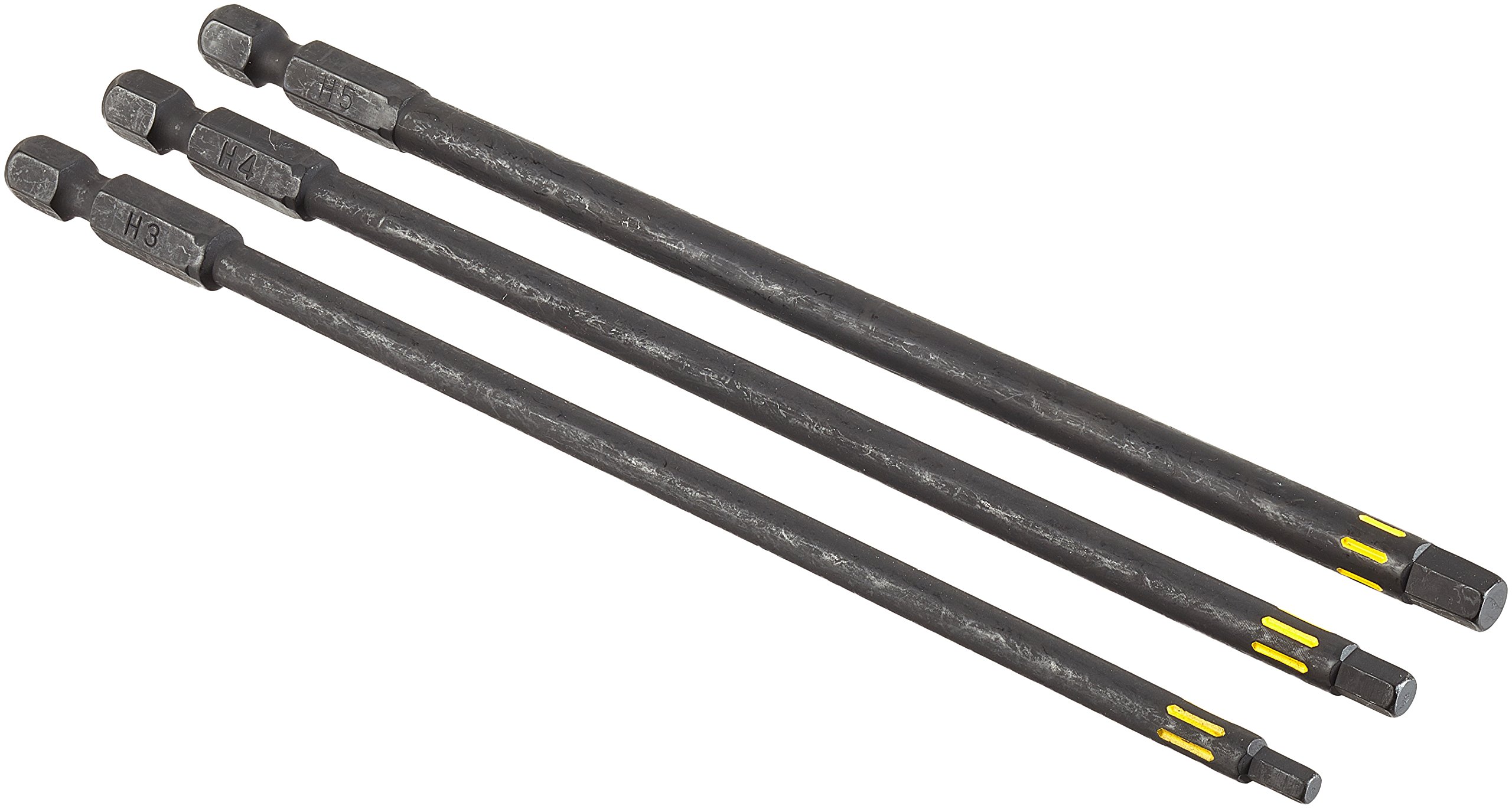 kwb bits 150 mm Hex 3, 4, 5 mm inBus set torsion 123441 (TQ 60 steel, torsion zone, ISO 1173, drive C6.3), L