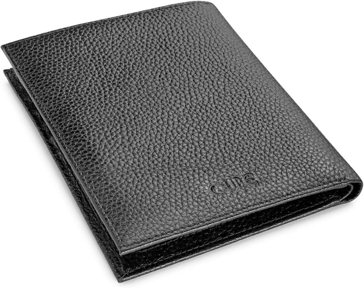  | Travel Passport Wallet Holder by Qubel - RFID Blocking - Genuine Leather - Black - For Men & Women - Gift Box Included | Passport Wallets