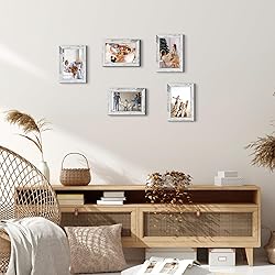 HORLIMER 4x6 Picture Frame Set of 15, Distressed