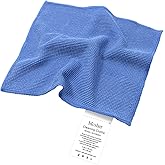 Mcsher Microfiber Cleaning Cloths - 6 Pcak, Blue, 6"x 7" Inch