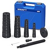 Orion Motor Tech 52-in-1 Custom Bushing Driver Tool Set and Transmission Wheel Axle Bearing Race Seal Installer Remover, Bush