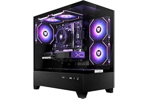 BEASTCOM Q5 Pro Gaming PC | AMD Ryzen 5 4500 6X 4,10GHz 12 Threads | GeForce RTX 3050 6GB | 32GB RAM | 1TB NVMe SSD | WiFi 5 | Windows 11 Pro