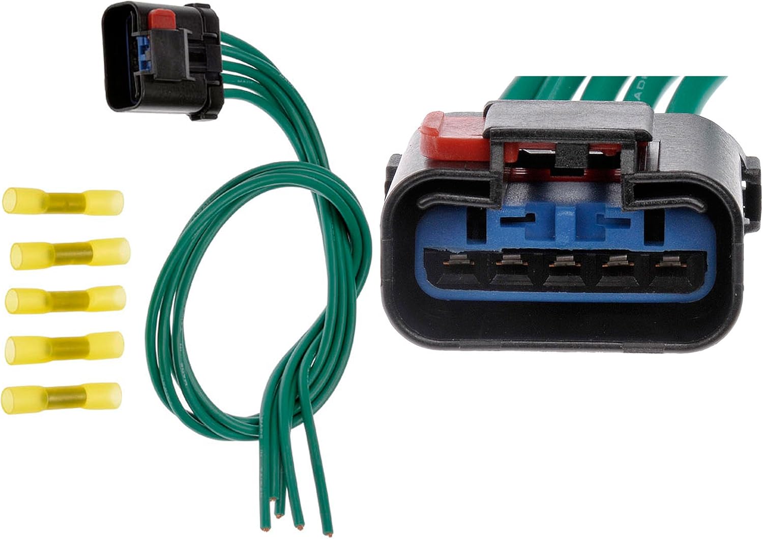 APDTY 107779 Wiring Harness Pigtail 5way Weatherproof Wire