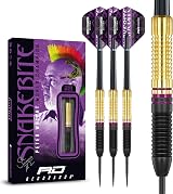 Red Dragon Professional Brass Darts Set with Flights and Shafts Snakebite view 1