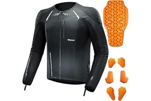DUHAN Motorcycle Shirt Mesh Motorcycle Jacket Men with CE Level 2 Armor motorcycle protective gear for All Seasons