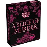 A Slice of Murder Mystery Party Game, 6-8 Players, Ages 18+ | A Slice of Murder Mystery Party Game for Adults, Interactive Dinner Party Game, 6-8 Players, Ages 18+