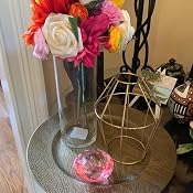 14 Ranuncoli Artificiali Floristrywarehouse - Mini Fiori In Seta Arancioni, Gialli E Rosa Ciliegia 27cm