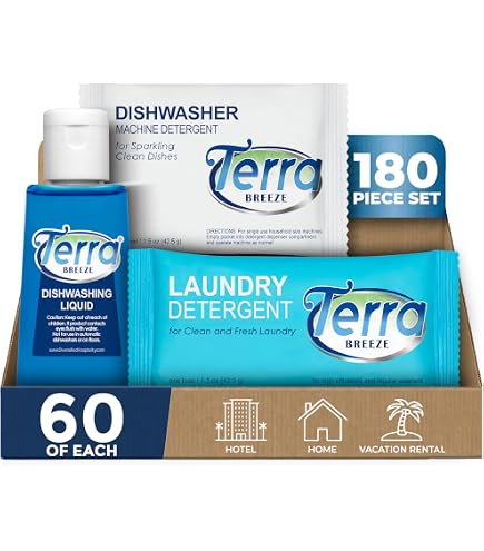 Amazon.com: Travel Laundry Detergent & Dish Soap | Terra Breeze 1