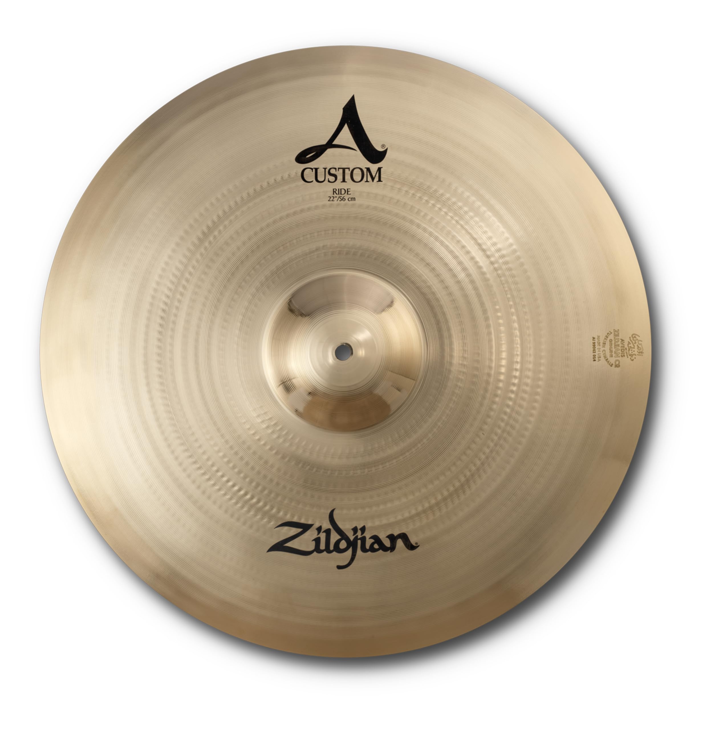 Zildjian A Custom Series - 22 Inch Ride Cymbal - Brilliant finish