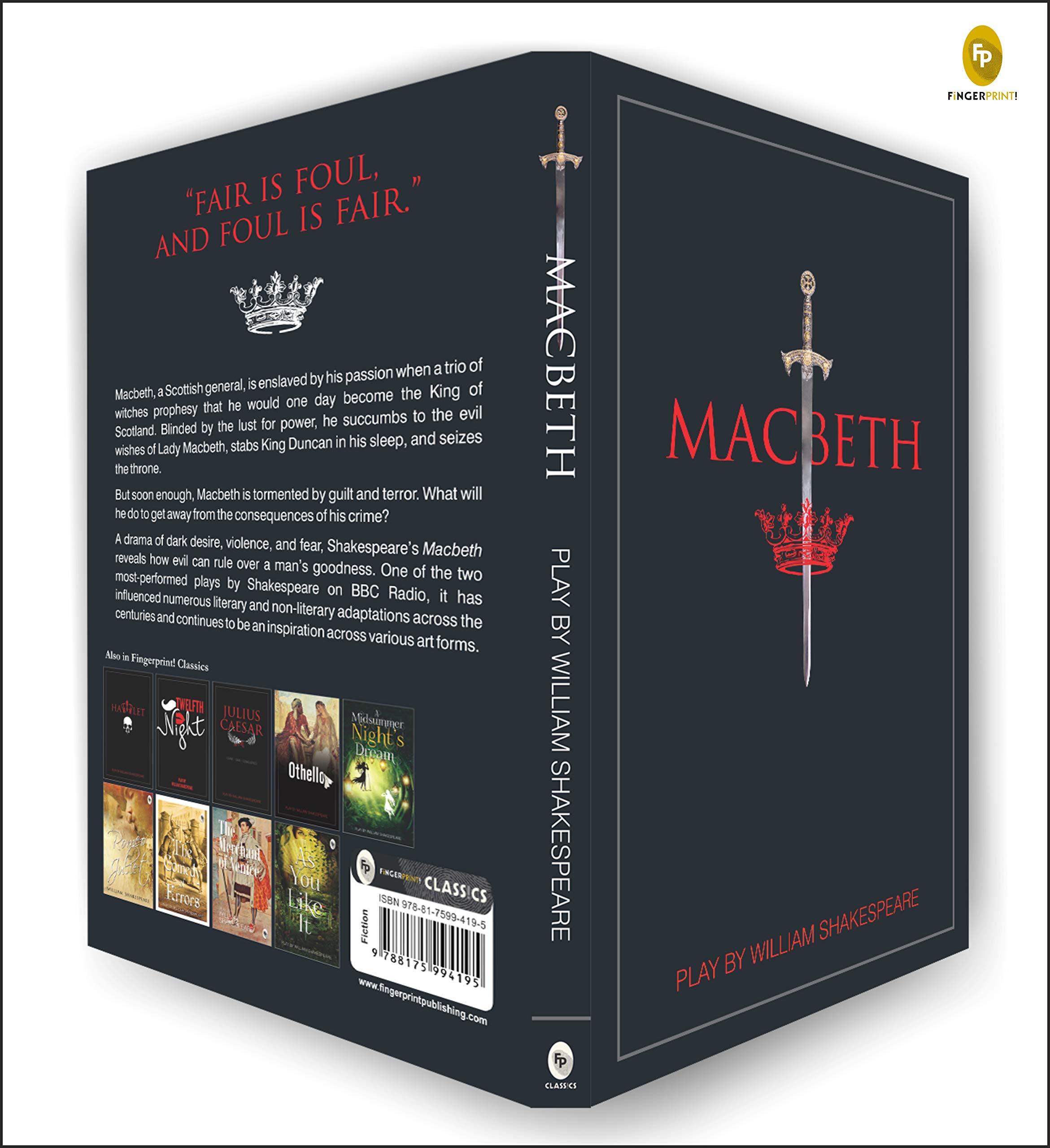 Macbeth Macbeth Macbeth Paperback Kindle Audible Audiobook Mass Market Paperback Hardcover Audio CD