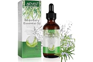 NIFEISHI Rosemary Oil for Hair Growth, 100% Pure Organic Rosemary Oil for Eyebrow and Eyelash, Nourishes The Scalp, Improves Blood Circulation,Rid of Itchy & Dry Scalp 60ml