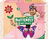 jackinthebox Butterflies Craft Kit for 3 to 5 Year Olds 3 Projects