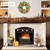 COLORSPEC Eucalyptus Wreath 20 Inch Front Door Decor Green Spring view 6