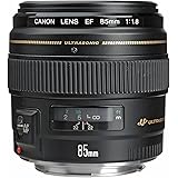 Canon EF 85mm f/1.8 USM Medium Telephoto Lens for Canon SLR Cameras - Fixed (Renewed)