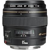 Canon EF 85mm f/1.8 USM Medium Telephoto Lens for Canon SLR Cameras - Fixed (Renewed)