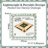 Toyrific Shut The Box 4 Player Wooden Dice Game Family Travel Preschool view 6