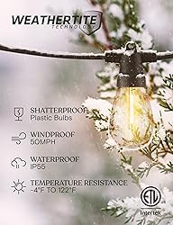 Brightech 104 (52x2) FT Ambience Pro Solar Powered
