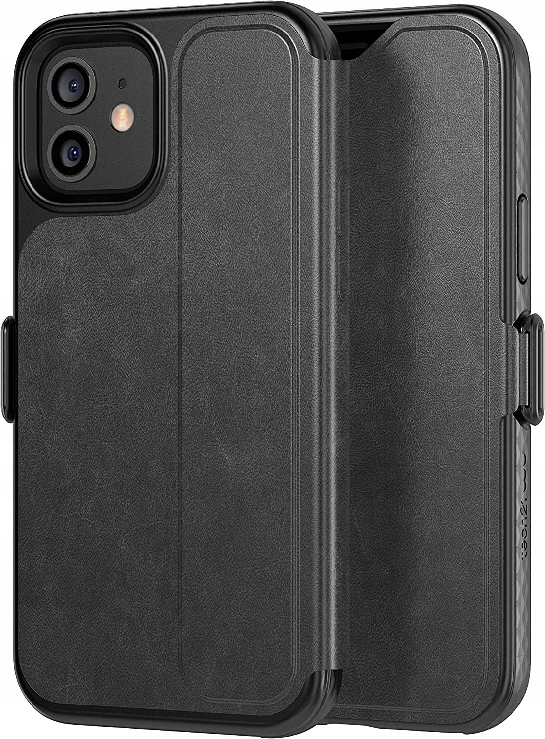 Tech21 Protective Wallet Case for Apple iPhone 11 Pro Magnetic Closing Cover with Card Storage - Evo Wallet - Black
