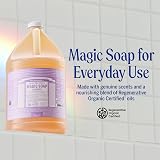 Dr. Bronner's Lavender Pure-Castile Liquid Soap 3.79L Certified Fair Trade Vegan view 2