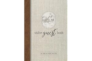 Visitor Guest Book: Welcome Visitor Guest Book for Vacation Home, Air bnb, Vacation Rentals and Cottage