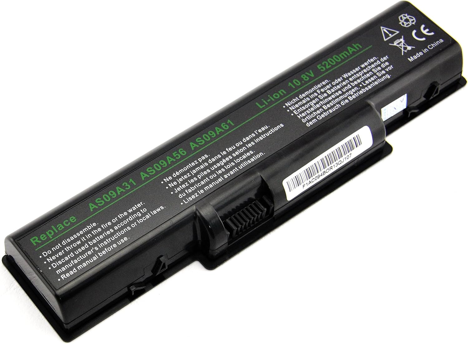 Laptop Akku für ACER Aspire: Amazon.de: Computer & Zubehör