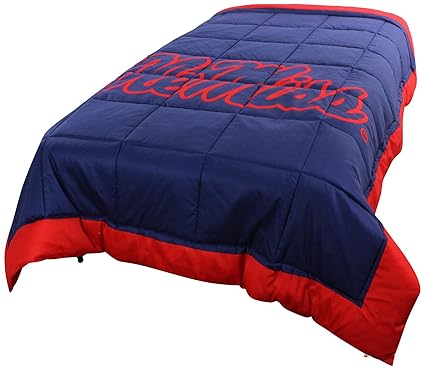 Amazon Com College Covers Ole Miss Rebels 2 Sided Reversible