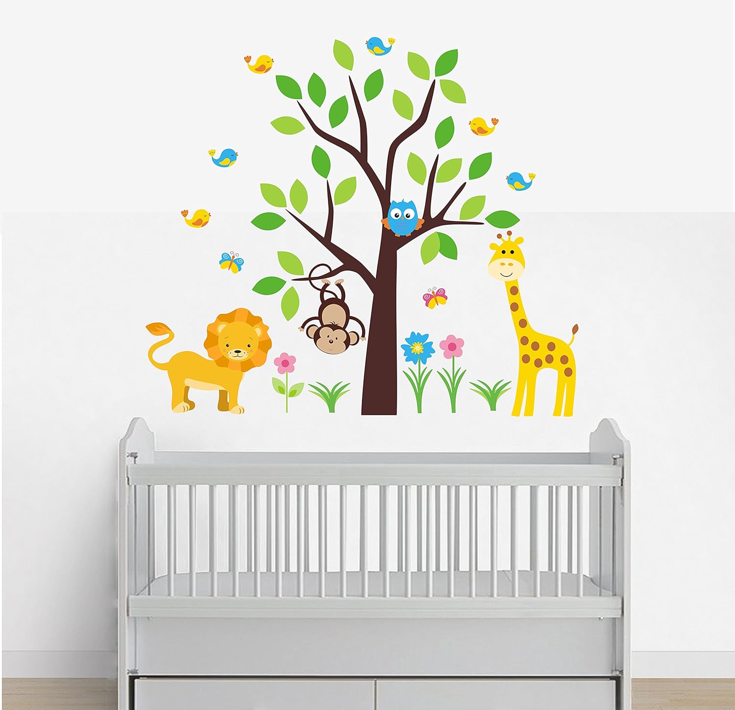animal decals for nursery