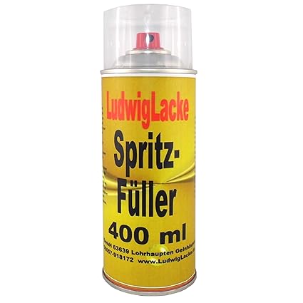 1 Spraydose Spritzspachtel Spritzfüller Grundierung grau für Autolack