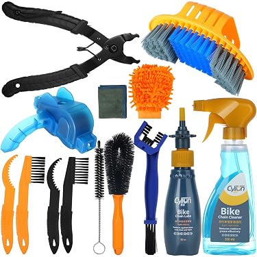 Anndason 8 Pieces Precision Bicycle Cleaning Brush Tool Including Bike