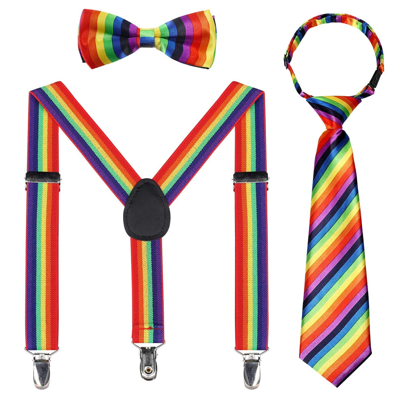 Kajeer Kids Suspender Bowtie Necktie Sets