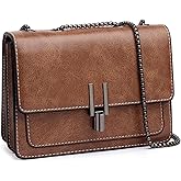 Travistar Crossbody Bags for Women Small Handbags PU Leather Shoulder Bag Purse Evening Bag Quilted Satchels with Chain Strap