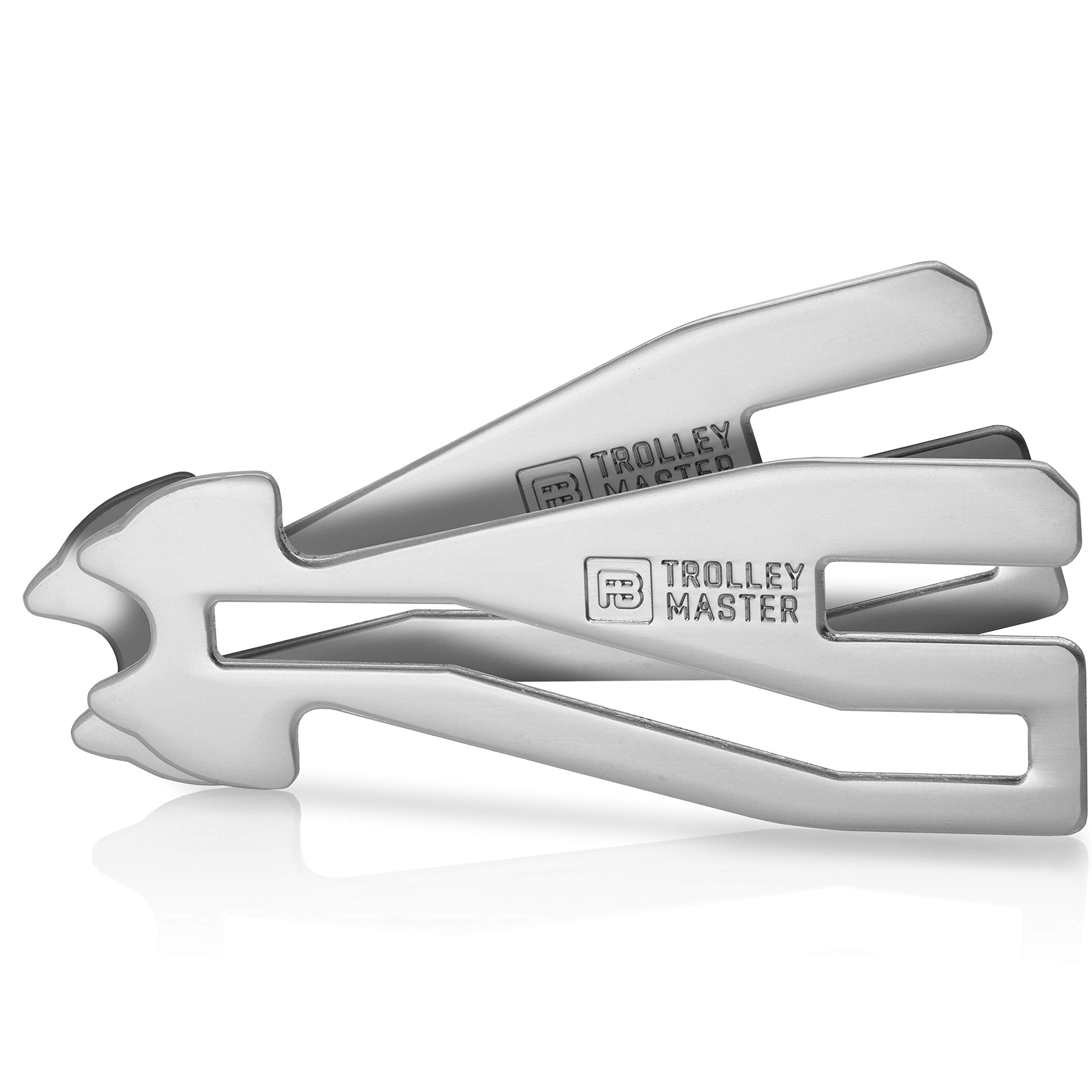 2 Fabach Master Shopping Trolley Release Key Opens All Shopping Carts Front Loader and Side Drawer Systems Removable Shopping Trolley Token Metal Key Ring