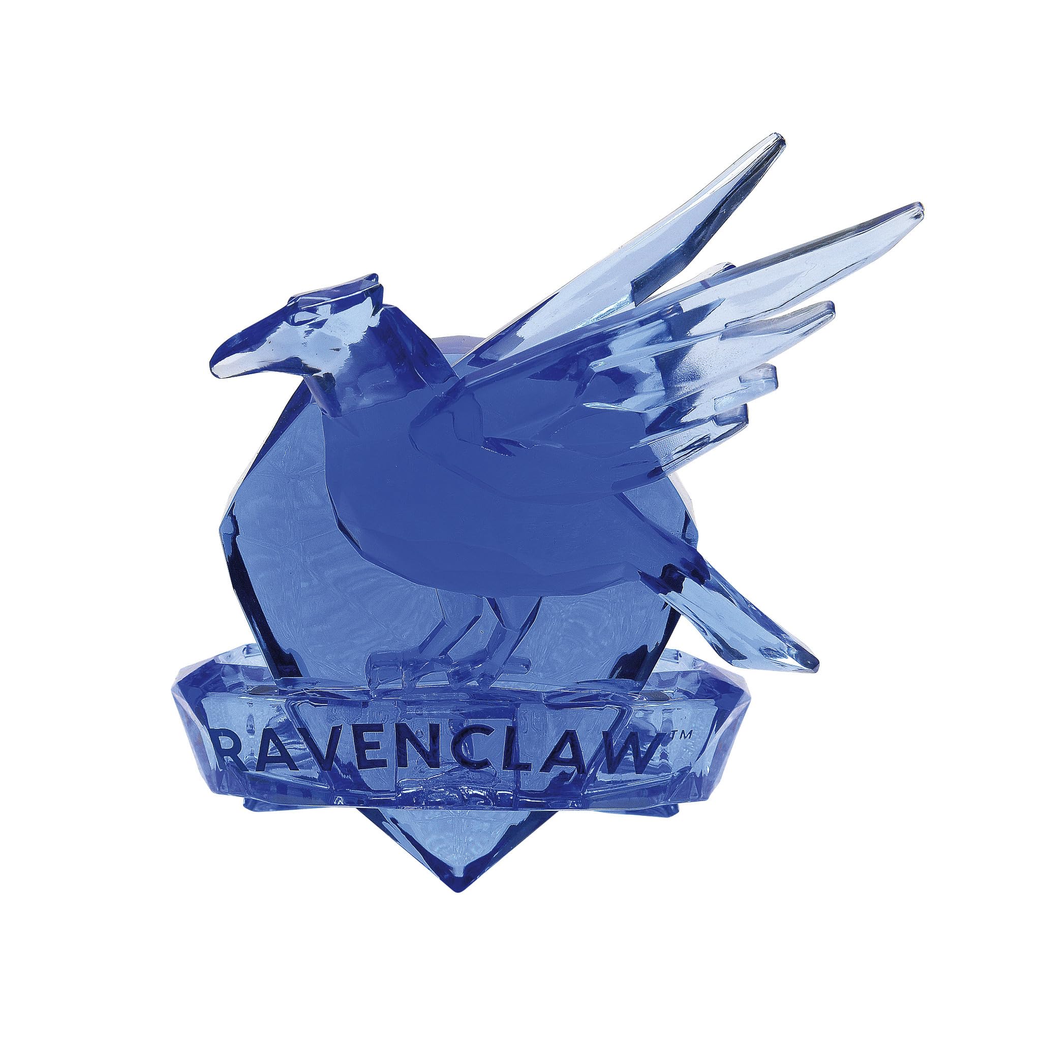 Enesco Facets The Wizarding World of Harry Potter Ravenclaw House Crest Figurine, 3.25 Inch, Blue