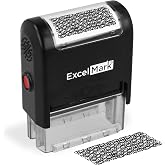 ExcelMark Identity Theft Protection Stamp - Standard Size (7/8" X 2-5/16")