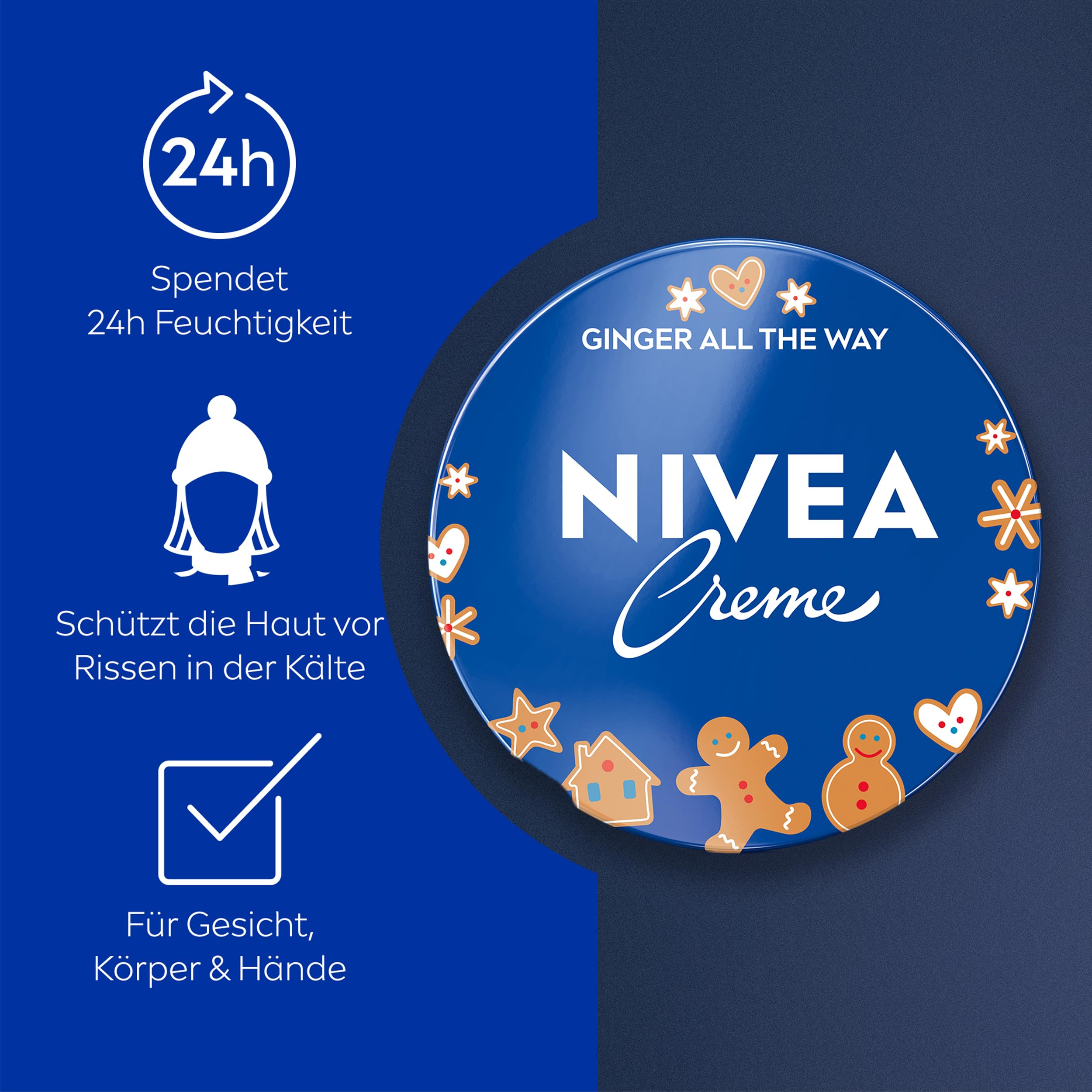 NIVEA Creme Dose Universalpflege, klassische Feuchtigkeitscreme für alle Hauttypen, reichhaltige Hautpflege mit hautverwandtem Eucerit (150 ml) 3