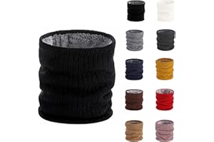 Pukavt Winter Knitted Neck Gaiter For Men And Women Neck Warmer Windproof Ski Mask Face Scarf for Cold Weather Outdoor Sports