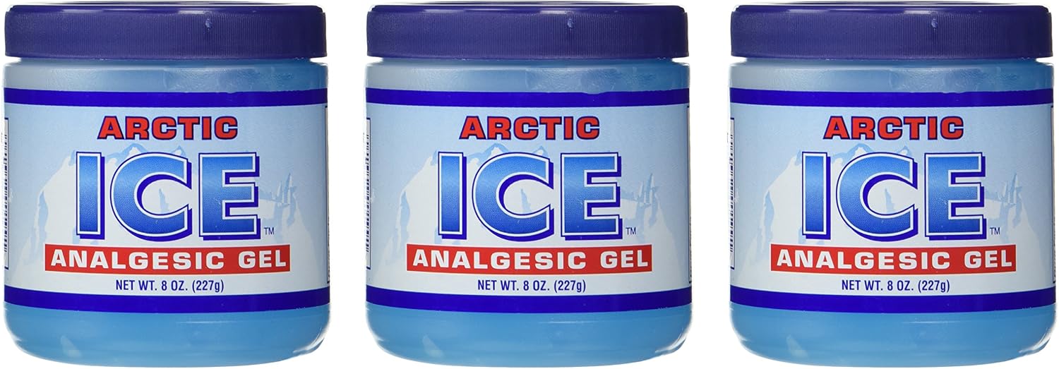 U Brand Ice Cold Analgesic Gel – 8 Oz (237 Ml) – Fast Relief For Muscle Pain, Arthritis, Sports Injuries