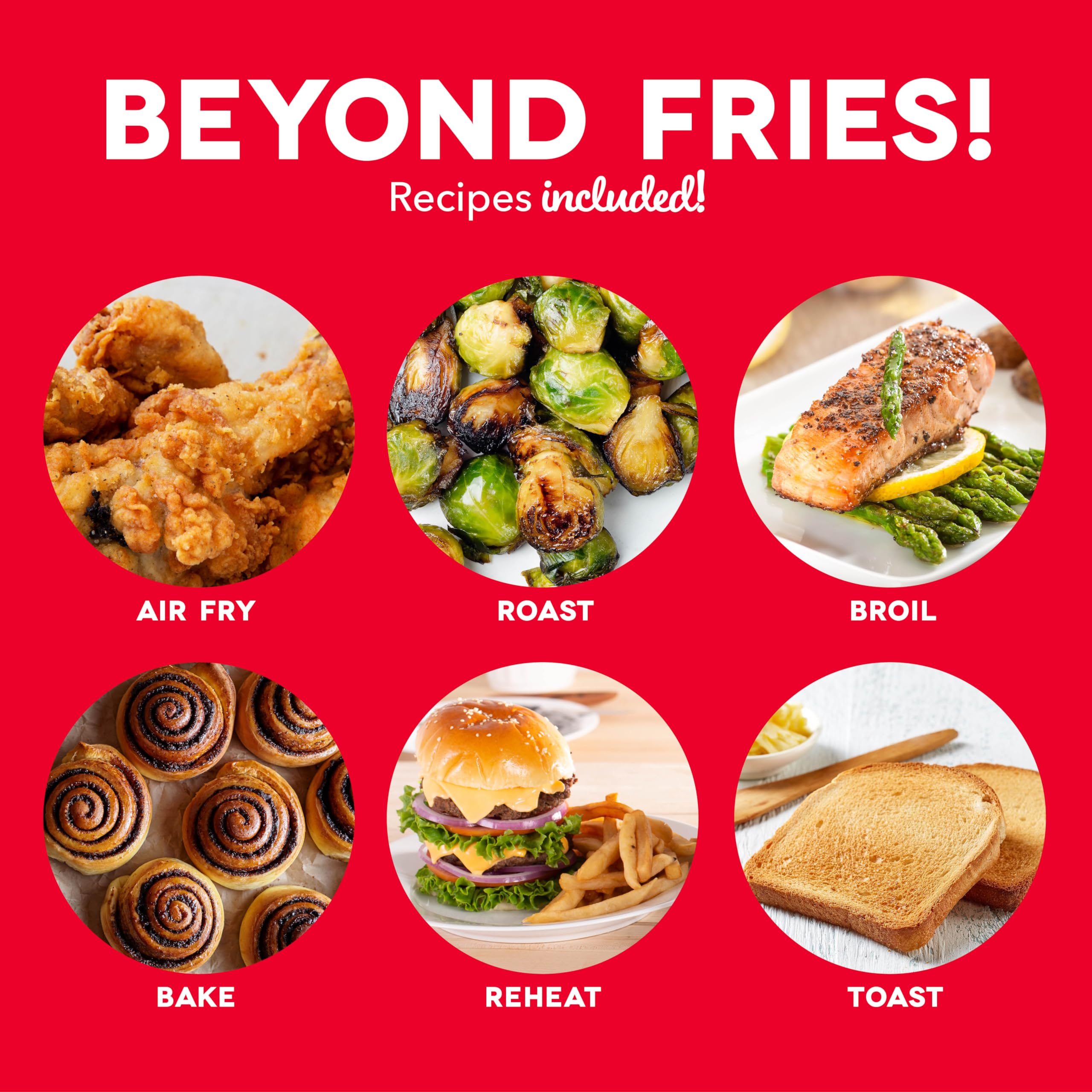 DASH Tasti-Crisp™ Ceramic Air Fryer Oven, 2.6 Qt., Cream – Compact Air Fryer for Healthier Food in Minutes, Ceramic Nonstick Surface, Ideal for Small Spaces - Auto Shut Off, Digital, 1000-Watt