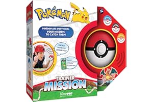 Ultra Pro Pokémon Trainer Mission Toy - Interactive Poké Ball Guessing Game, Fun for Family & Friends, Explore with Pokeball Toy, Learn & Catch Pokémon, Perfect for Board Game Enthusiasts