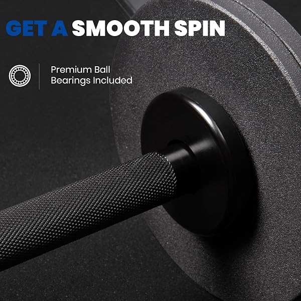 LIONSCOOL 16″ LOADABLE DUMBBELLS PAIRS, SOLID STEEL OLYMPIC DUMBBELL HANDLES FOR 2″ PLATES, HOME GYM STRENGTH TRAINING, INCLUDES 4 SPRING COLLARS