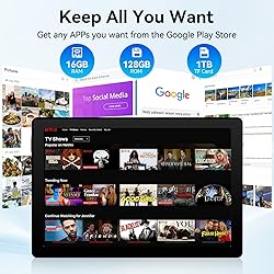 Tablet, Android Tablet, 16GB RAM 128GB ROM 1TB