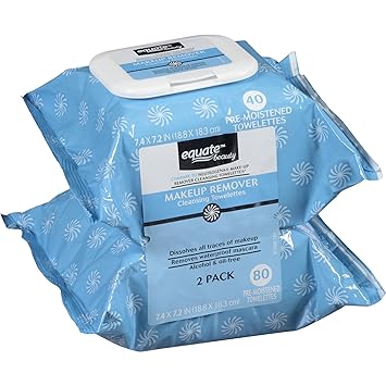 equate makeup remover wipes