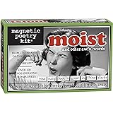 Magnetic Poetry - Moist Kit - Uncomfortable Words for Your Refrigerator - Write Poems and Letters on The Fridge - Made in The