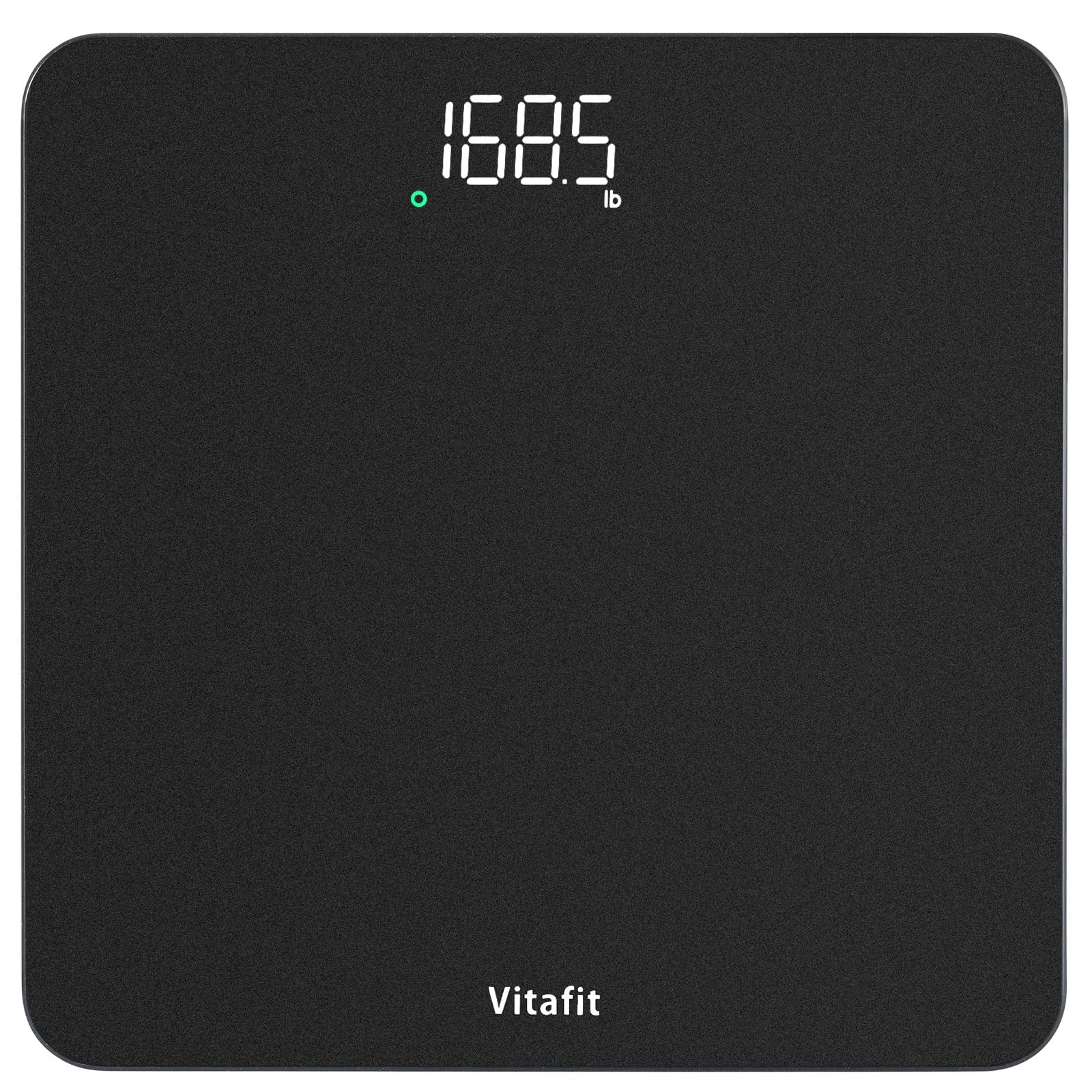Photo 1 of Vitafit Scale for Body Weight, High Accuracy 0.1lb by Our Professional Factory Since 2001, Digital Weight Scale LED and Step On, 3*AAA Batteries Included, 400lb/182kg, Spray Silver Black