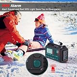 Mesqool 5000mAh DAB+/FM Emergency Radio Solar Wind Up Torch Light view 7