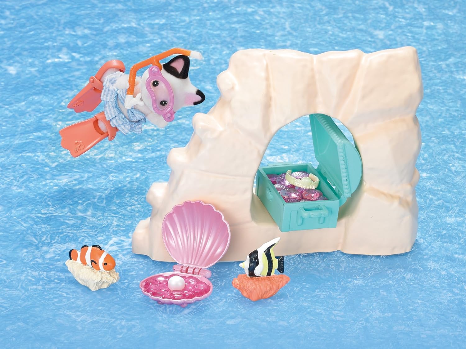 sylvanian seaside treasure set