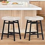 LUE BONA Counter Height Bar Stools Set of