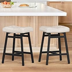LUE BONA Counter Height Bar Stools Set of