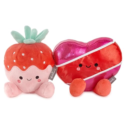 Hallmark Better Together, Strawberry and Chocolate Pair, Gift, Soft Toy, Teddy, Set of 2, Gift Set, Birthday, Valentines Day, Anniversary